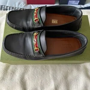 Gucci | Shoes | Gucci Black Leather Loafers Size Us 5gucci  display picture 2